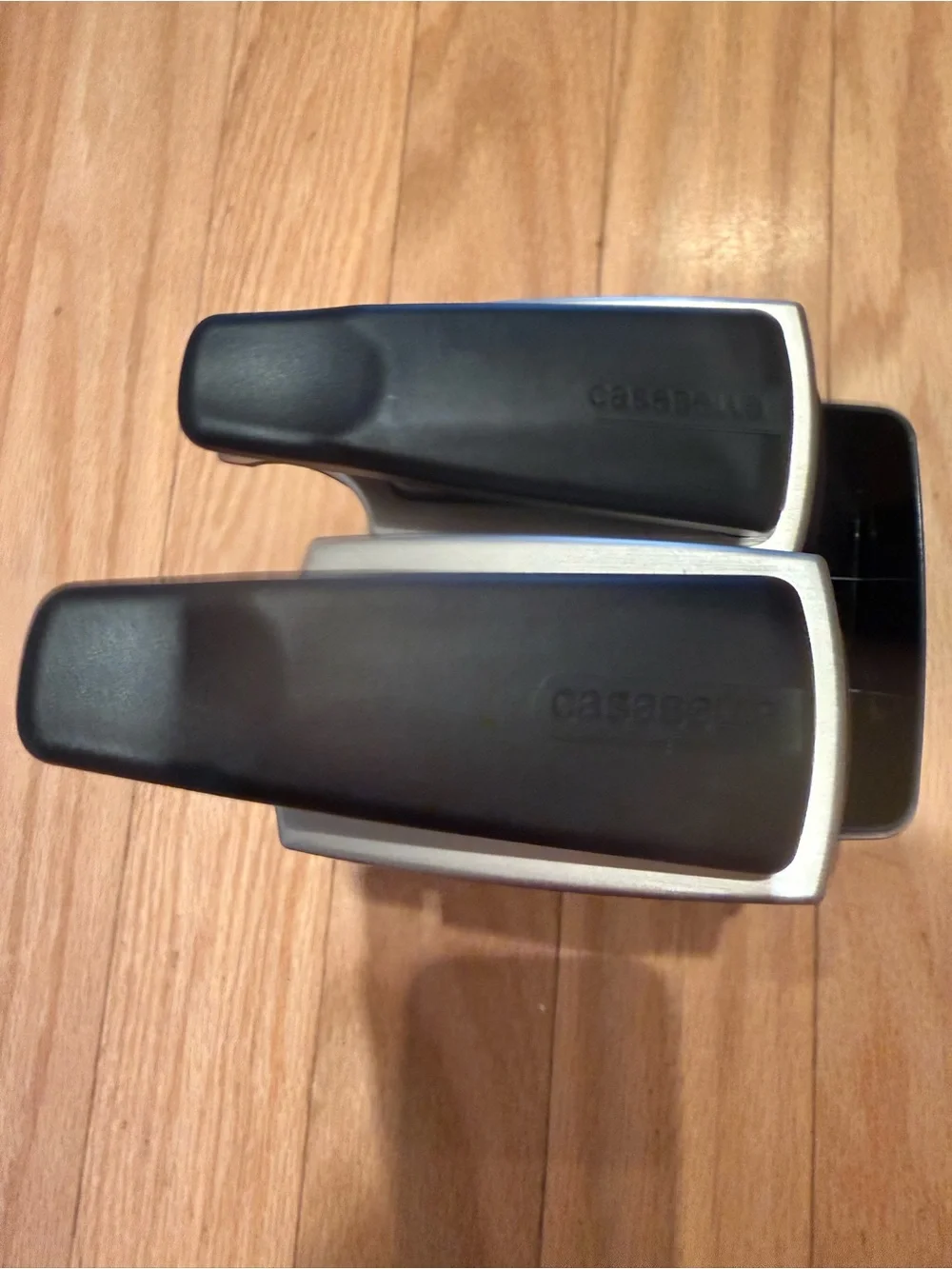 Dual-Compartment Black and Silver Liquid Soap Dispenser